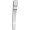 Ekena Millwork 4-in. W x 34-in. D x 34-in. H Merced Architectural Grade PVC Knee Brace BRCP04X34X34MRC - alternate 5